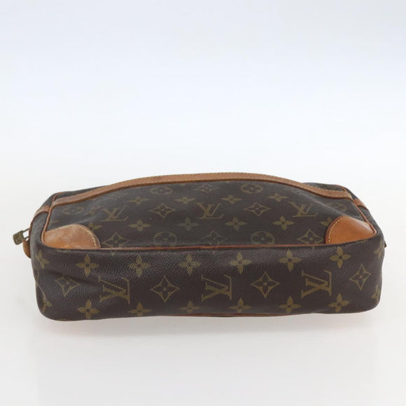 LOUIS VUITTON Monogram Compiegne 28 Clutch Bag M51845 LV Auth ka1082