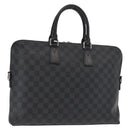 LOUIS VUITTON Damier Graphite Porte Documents Jules Bag 2way N48224 Auth ka1086-1