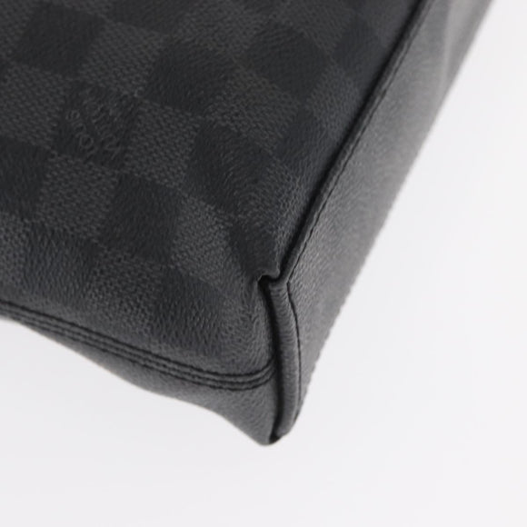 LOUIS VUITTON Damier Graphite Porte Documents Jules Bag 2way N48224 Auth ka1086