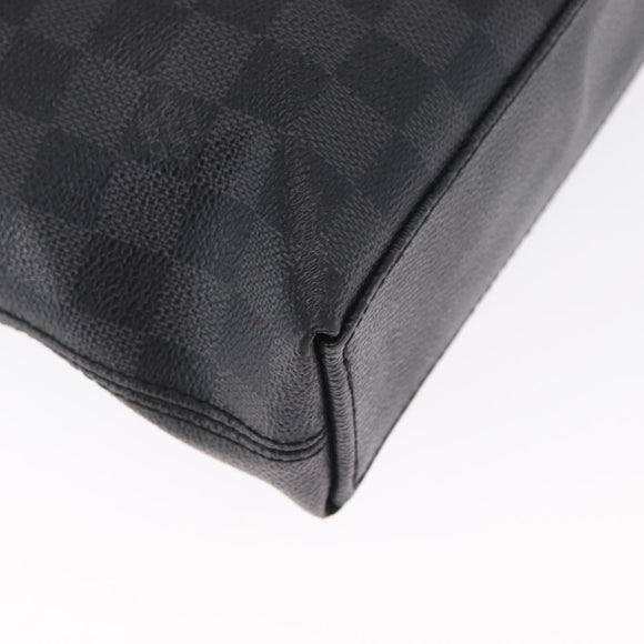 LOUIS VUITTON Damier Graphite Porte Documents Jules Bag 2way N48224 Auth ka1086