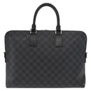 LOUIS VUITTON Damier Graphite Porte Documents Jules Bag 2way N48224 Auth ka1086-13