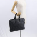 LOUIS VUITTON Damier Graphite Porte Documents Jules Bag 2way N48224 Auth ka1086-23