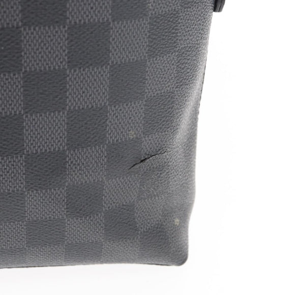 LOUIS VUITTON Damier Graphite Porte Documents Jules Bag 2way N48224 Auth ka1086
