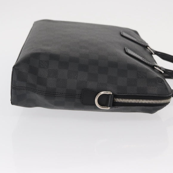 LOUIS VUITTON Damier Graphite Porte Documents Jules Bag 2way N48224 Auth ka1086
