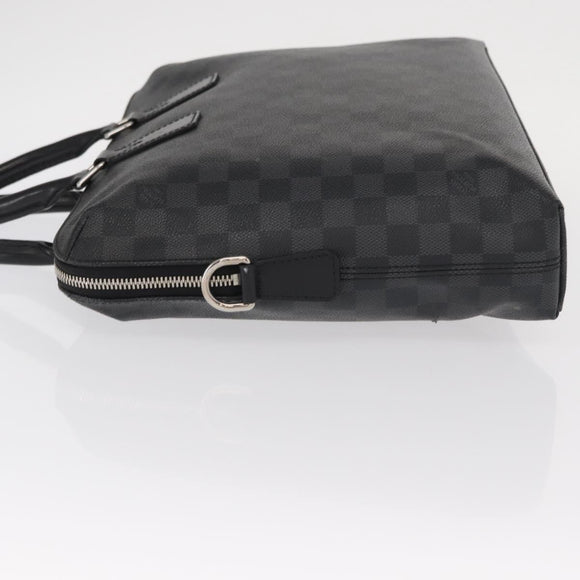 LOUIS VUITTON Damier Graphite Porte Documents Jules Bag 2way N48224 Auth ka1086