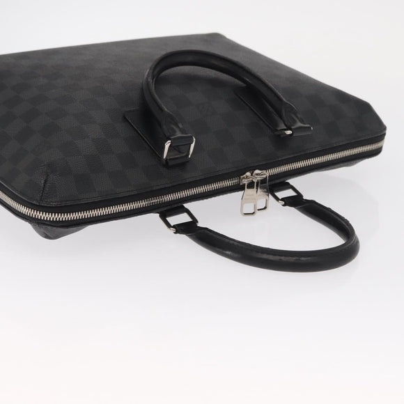 LOUIS VUITTON Damier Graphite Porte Documents Jules Bag 2way N48224 Auth ka1086