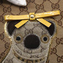 GUCCI GG Canvas Tote Bag Beige Gold 212374 Auth ka1088-17