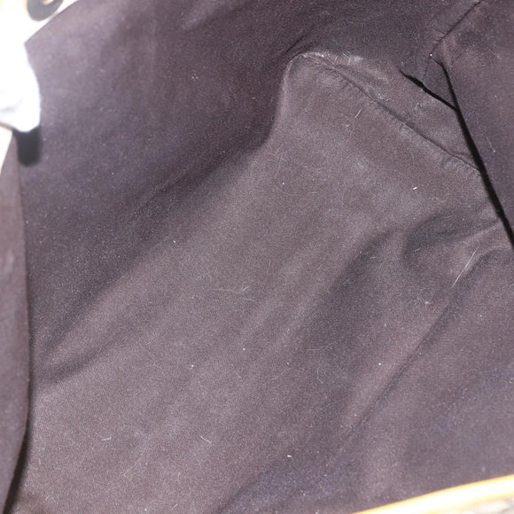 GUCCI GG Canvas Tote Bag Beige Gold 212374 Auth ka1088