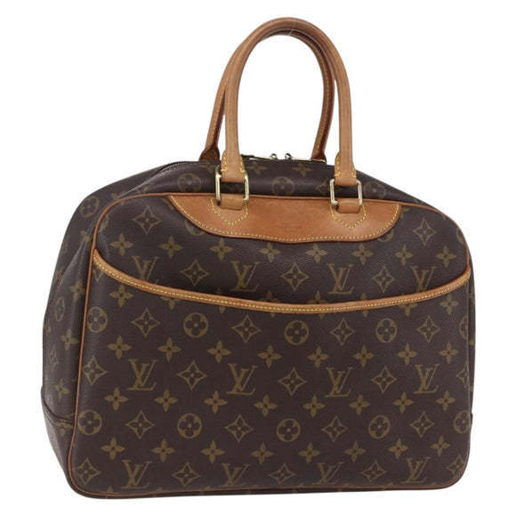 LOUIS VUITTON Monogram Deauville Hand Bag M47270 LV Auth ka109