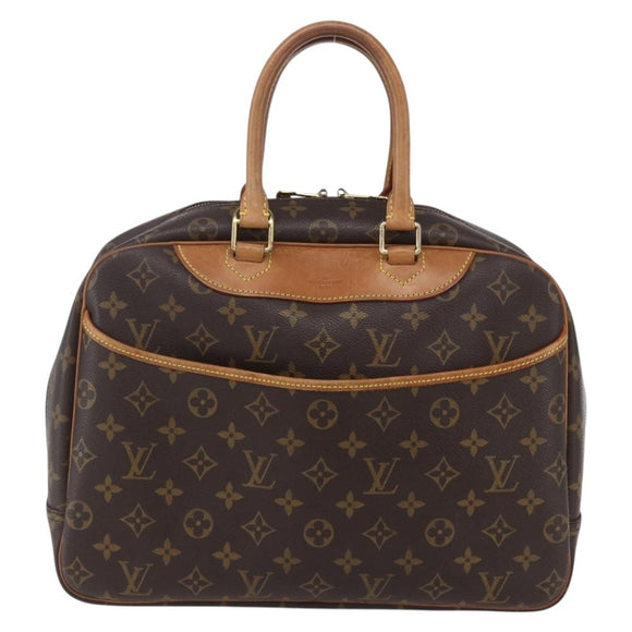 LOUIS VUITTON Monogram Deauville Hand Bag M47270 LV Auth ka109