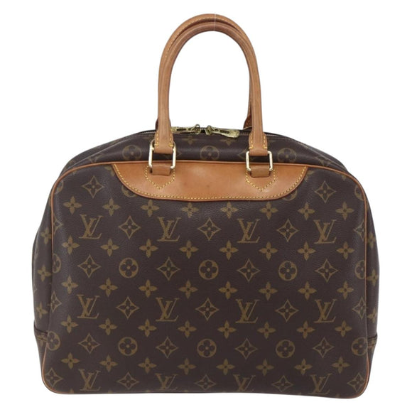 LOUIS VUITTON Monogram Deauville Hand Bag M47270 LV Auth ka109