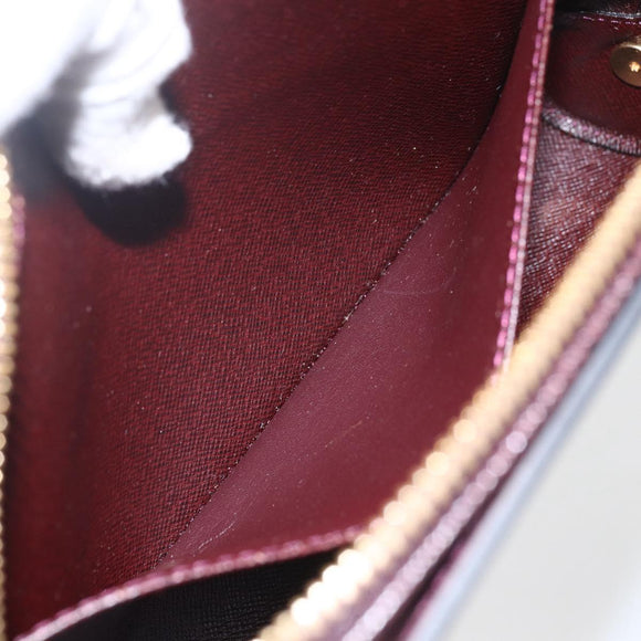 LOUIS VUITTON Taiga Baikal Clutch Bag Acajou M30186 LV Auth ka1091