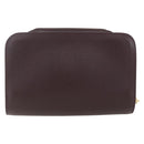 LOUIS VUITTON Taiga Baikal Clutch Bag Acajou M30186 LV Auth ka1091-13