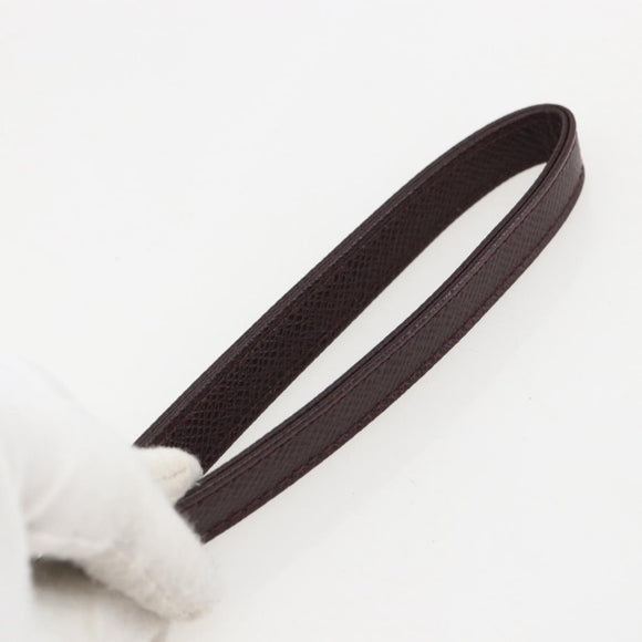 LOUIS VUITTON Taiga Baikal Clutch Bag Acajou M30186 LV Auth ka1091