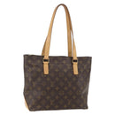 LOUIS VUITTON Monogram Cabas Piano Tote Bag M51148 LV Auth ka1092-1