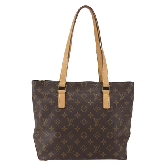 LOUIS VUITTON Monogram Cabas Piano Tote Bag M51148 LV Auth ka1092