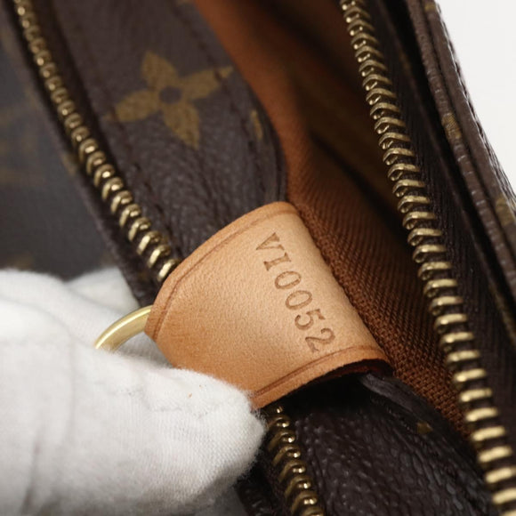 LOUIS VUITTON Monogram Cabas Piano Tote Bag M51148 LV Auth ka1092