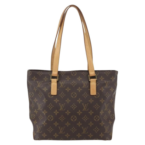 LOUIS VUITTON Monogram Cabas Piano Tote Bag M51148 LV Auth ka1092