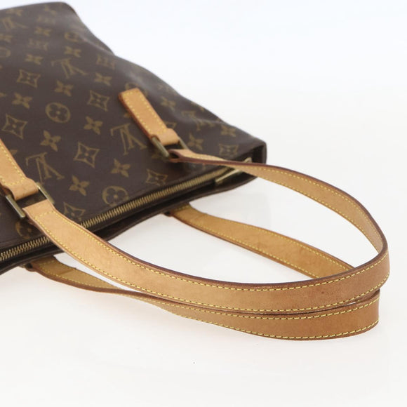 LOUIS VUITTON Monogram Cabas Piano Tote Bag M51148 LV Auth ka1092
