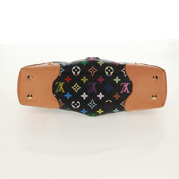LOUIS VUITTON Monogram Multicolor Judy MM Bag 2Way Black M40256 Auth ka1093V
