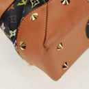 LOUIS VUITTON Monogram Multicolor Judy MM Bag 2Way Black M40256 Auth ka1093V-17