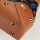 LOUIS VUITTON Monogram Multicolor Judy MM Bag 2Way Black M40256 Auth ka1093V-18