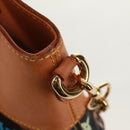 LOUIS VUITTON Monogram Multicolor Judy MM Bag 2Way Black M40256 Auth ka1093V-9