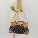 LOUIS VUITTON Monogram Multicolor Judy MM Bag 2Way Black M40256 Auth ka1093V-24