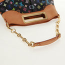 LOUIS VUITTON Monogram Multicolor Judy MM Bag 2Way Black M40256 Auth ka1093V-7