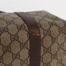 GUCCI GG Supreme Web Sherry Line Hand Bag PVC Beige Gold 40 02 006 Auth ka1094-10