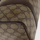 GUCCI GG Supreme Web Sherry Line Hand Bag PVC Beige Gold 40 02 006 Auth ka1094-11