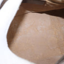 GUCCI GG Supreme Web Sherry Line Hand Bag PVC Beige Gold 40 02 006 Auth ka1094-18