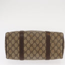 GUCCI GG Supreme Web Sherry Line Hand Bag PVC Beige Gold 40 02 006 Auth ka1094-9