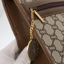 GUCCI GG Plus Supreme Clutch Bag PVC Beige Gold Auth ka1098-12