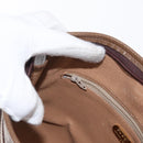 GUCCI GG Plus Supreme Clutch Bag PVC Beige Gold Auth ka1098-18