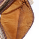 GUCCI GG Plus Supreme Clutch Bag PVC Beige Gold Auth ka1098-20