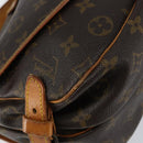 LOUIS VUITTON Monogram Saumur 30 Schoudertas M42256 LV Auth ka110-15
