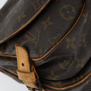 LOUIS VUITTON Monogram Saumur 30 Shoulder Bag M42256 LV Auth ka110-17