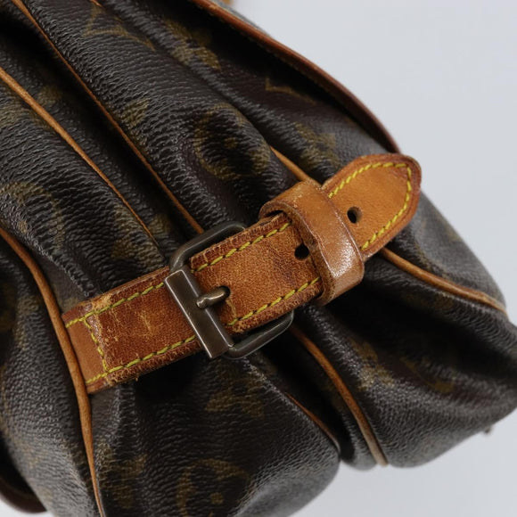 LOUIS VUITTON Monogram Saumur 30 Schoudertas M42256 LV Auth ka110