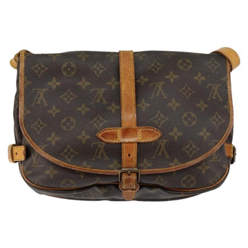 LOUIS VUITTON Monogram Saumur 30 Shoulder Bag M42256 LV Auth ka110 - 0