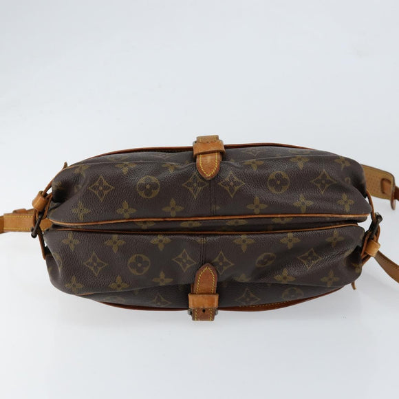 LOUIS VUITTON Monogram Saumur 30 Shoulder Bag M42256 LV Auth ka110