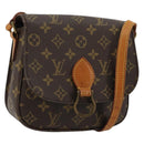 LOUIS VUITTON Monogram Saint Cloud MM Shoulder Bag M51243 LV Auth ka1102-1