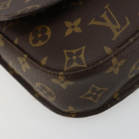 LOUIS VUITTON Monogram Saint Cloud MM Shoulder Bag M51243 LV Auth ka1102