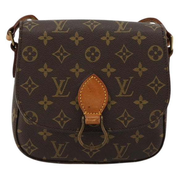 LOUIS VUITTON Monogram Saint Cloud MM Shoulder Bag M51243 LV Auth ka1102