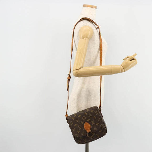 LOUIS VUITTON Monogram Saint Cloud MM Shoulder Bag M51243 LV Auth ka1102