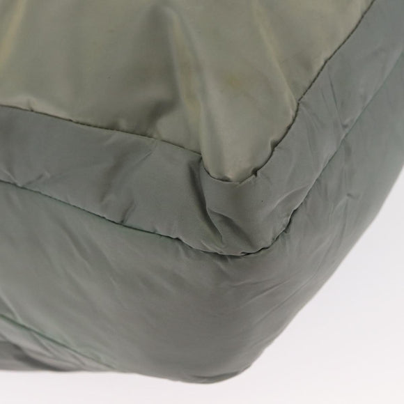 PRADA Sports Shoulder Bag Nylon Green Silver Auth ka1103