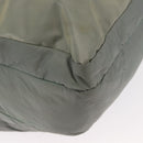 PRADA Sports Shoulder Bag Nylon Green Silver Auth ka1103-9