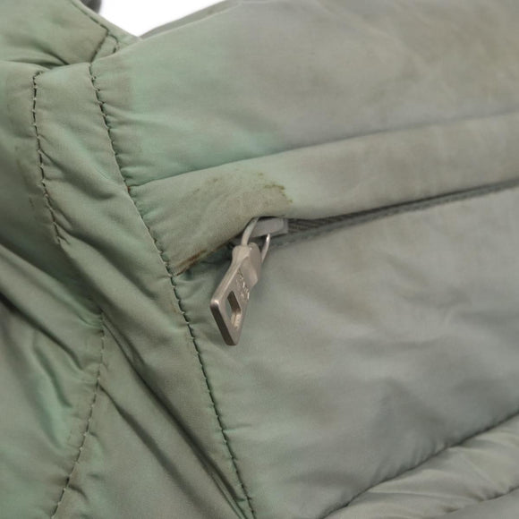 PRADA Sports Shoulder Bag Nylon Green Silver Auth ka1103