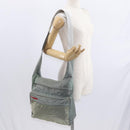 PRADA Sports Shoulder Bag Nylon Green Silver Auth ka1103-22