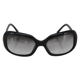 CHANEL Sunglasses plastic Black CC Auth ka1104 - 0